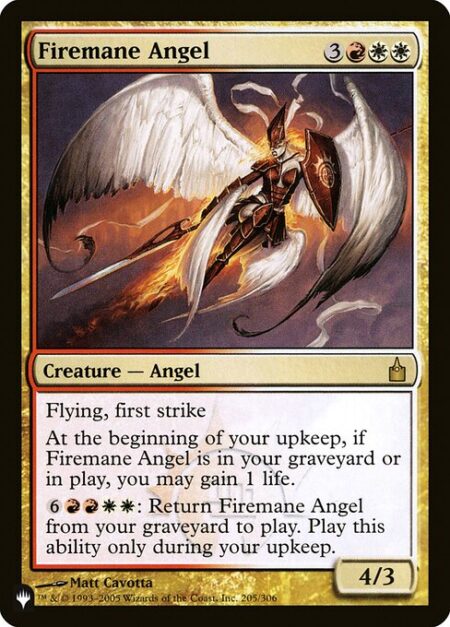 Firemane Angel - Flying