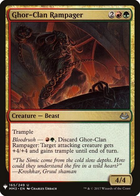 Ghor-Clan Rampager - Trample