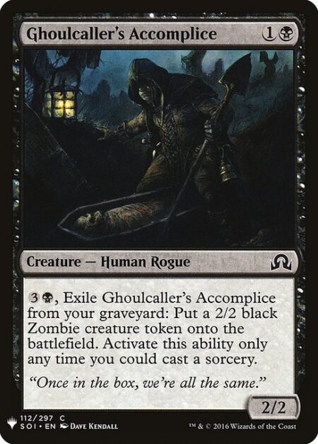 Ghoulcaller's Accomplice - {3}{B}