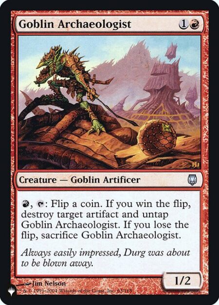 Goblin Archaeologist - {R}