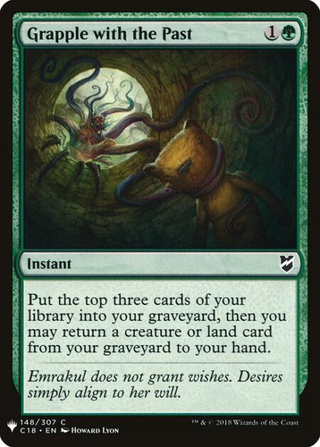 Grapple with the Past - Mill three cards