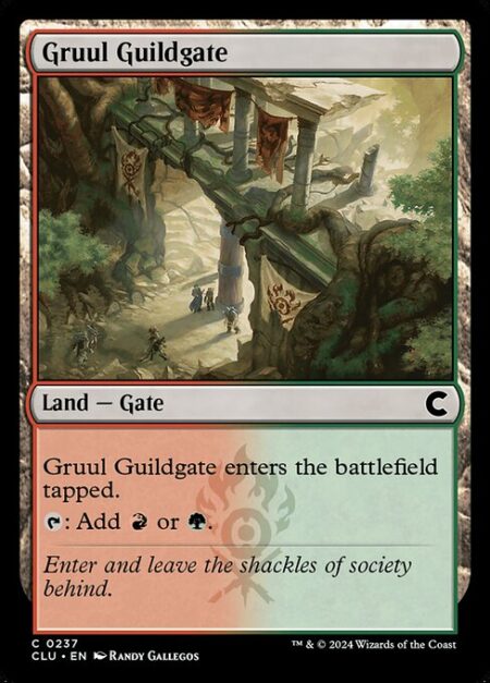 Gruul Guildgate - This land enters tapped.