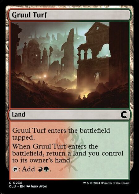 Gruul Turf - Gruul Turf enters the battlefield tapped.