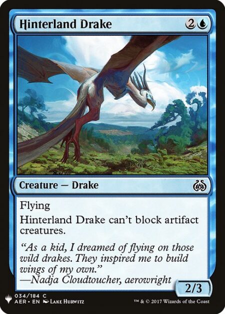 Hinterland Drake - Flying