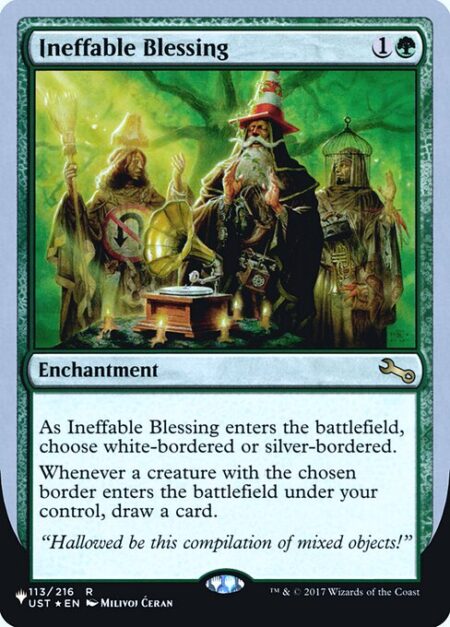 Ineffable Blessing - As Ineffable Blessing enters the battlefield