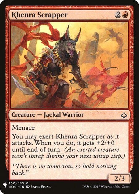 Khenra Scrapper - Menace