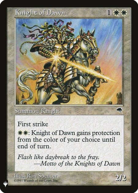 Knight of Dawn - First strike