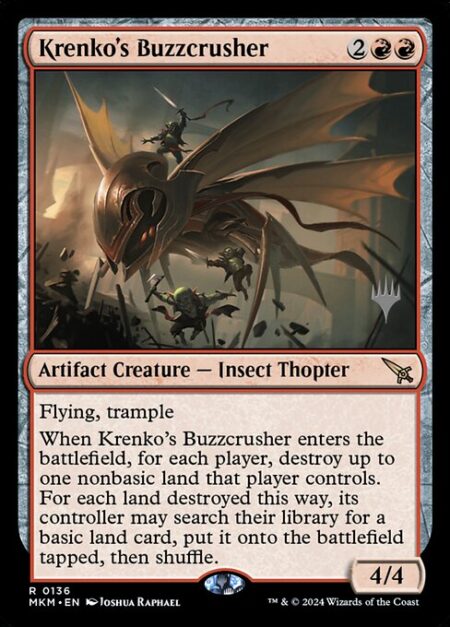 Krenko's Buzzcrusher - Flying