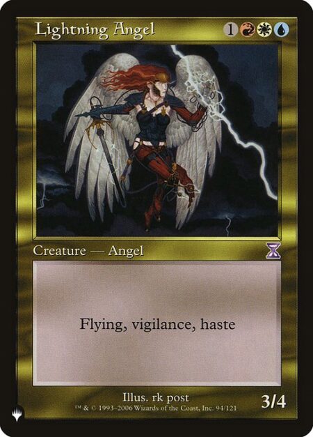 Lightning Angel - Flying