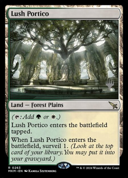 Lush Portico - ({T}: Add {G} or {W}.)