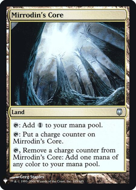 Mirrodin's Core - {T}: Add {C}.