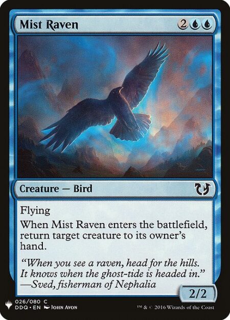 Mist Raven - Flying