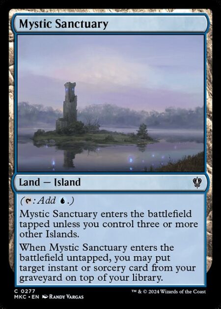 Mystic Sanctuary - ({T}: Add {U}.)