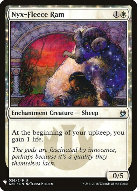 Nyx-Fleece Ram - At the beginning of your upkeep