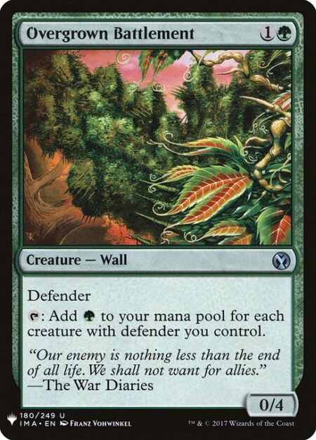 Overgrown Battlement - Defender