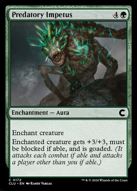 Predatory Impetus - Enchant creature