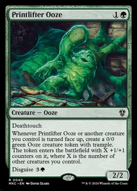 Printlifter Ooze - Deathtouch