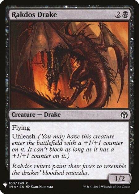 Rakdos Drake - Flying