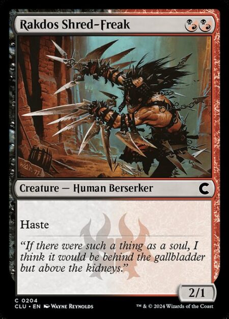 Rakdos Shred-Freak - Haste