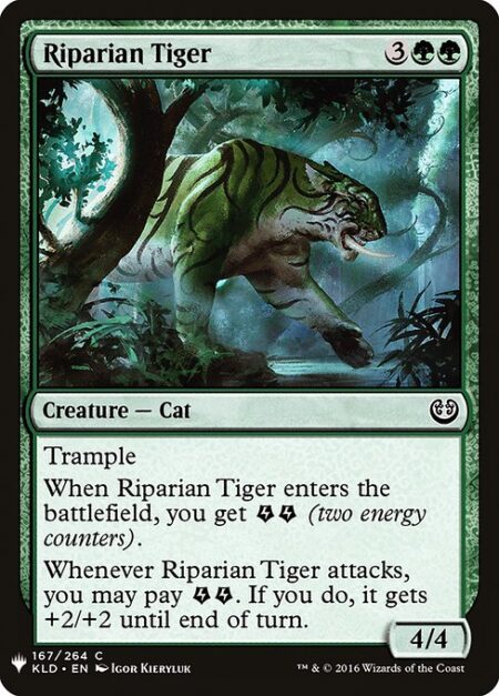 Riparian Tiger - Trample