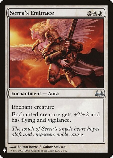 Serra's Embrace - Enchant creature