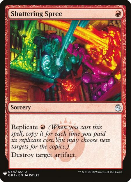 Shattering Spree - Replicate {R} (When you cast this spell