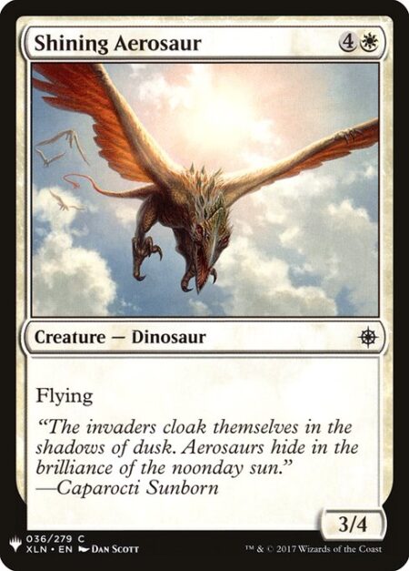 Shining Aerosaur - Flying