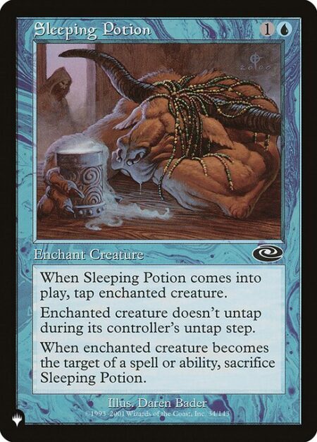 Sleeping Potion - Enchant creature