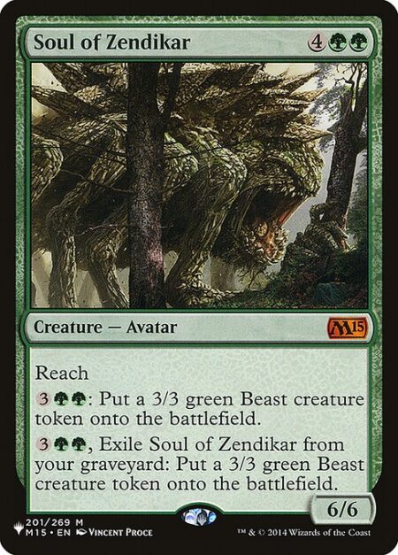 Soul of Zendikar - Reach