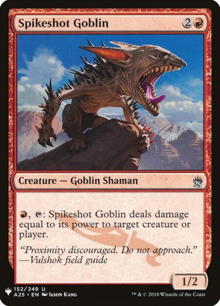 Spikeshot Goblin - {R}