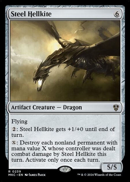 Steel Hellkite - Flying