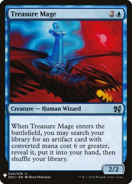 Treasure Mage - When Treasure Mage enters