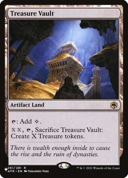 Treasure Vault - {T}: Add {C}.