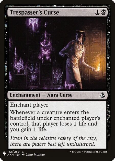 Trespasser's Curse - Enchant player