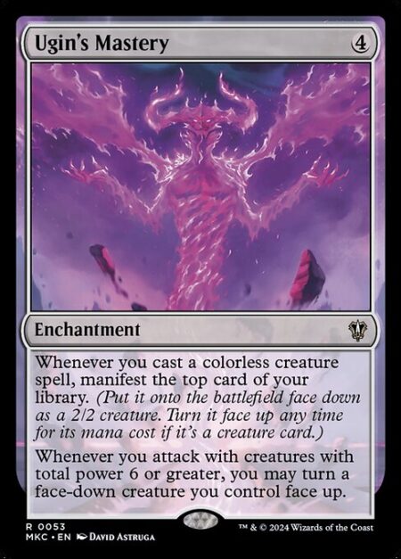 Ugin's Mastery - Whenever you cast a colorless creature spell