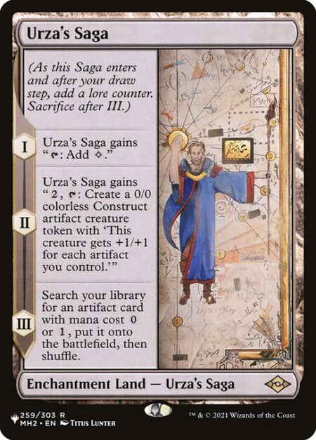 Urza's Saga - (As this Saga enters and after your draw step