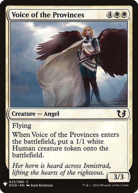 Voice of the Provinces - Flying