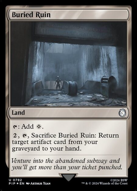 Buried Ruin - {T}: Add {C}.