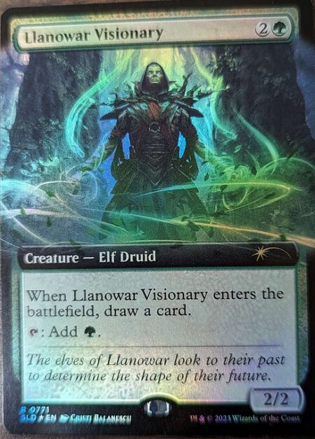 Llanowar Visionary - When Llanowar Visionary enters the battlefield