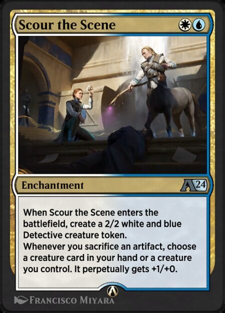 Scour the Scene - When Scour the Scene enters the battlefield