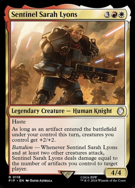 Sentinel Sarah Lyons - Haste