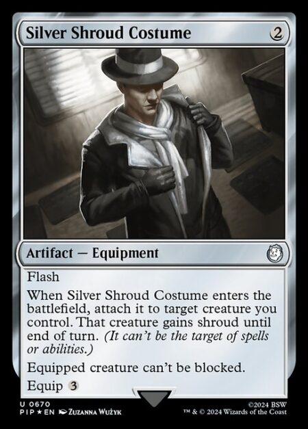 Silver Shroud Costume - Flash