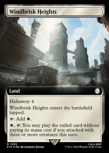 Windbrisk Heights - Hideaway 4 (When this land enters the battlefield