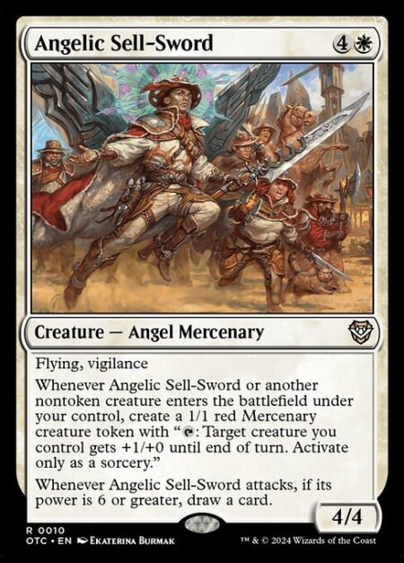 Angelic Sell-Sword - Flying