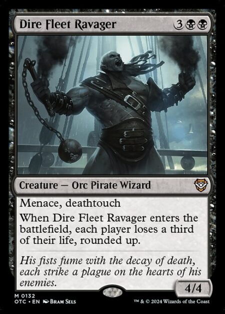 Dire Fleet Ravager - Menace