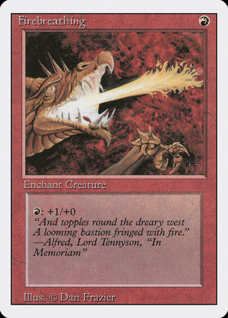 Firebreathing - Enchant creature