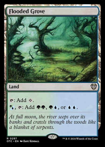 Flooded Grove - {T}: Add {C}.