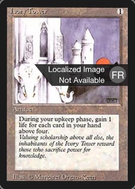 Ivory Tower - At the beginning of your upkeep