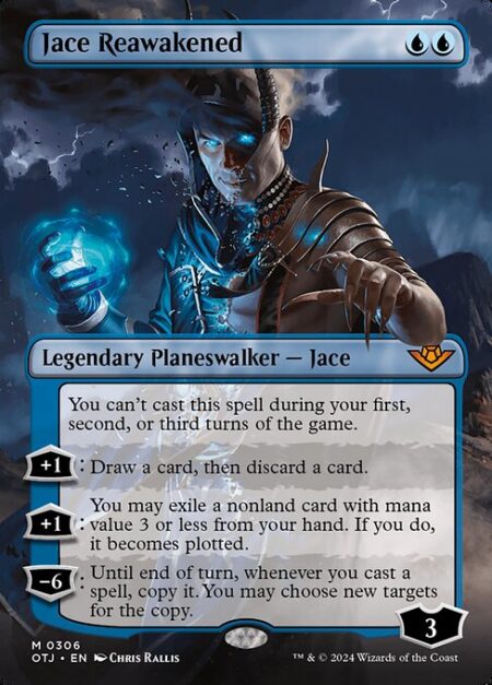 Jace Reawakened - You can't cast this spell during your first