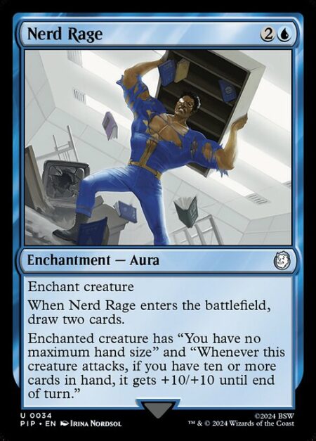 Nerd Rage - Enchant creature